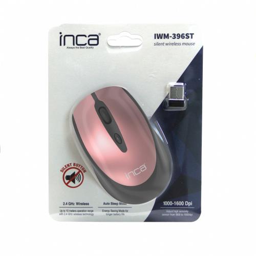 INCA IWM-396ST 1600 DPI SESSİZ ROSE GOLD WIRELESS MOUSE - Mouse KABLOSUZ ürünleri tekizmir.com'da